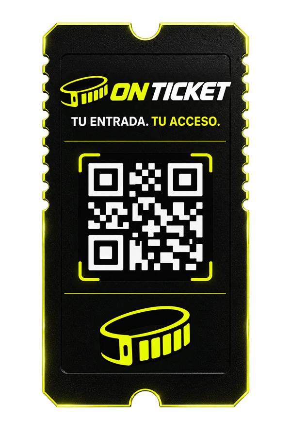 Entrada digital OnTicket con código QR